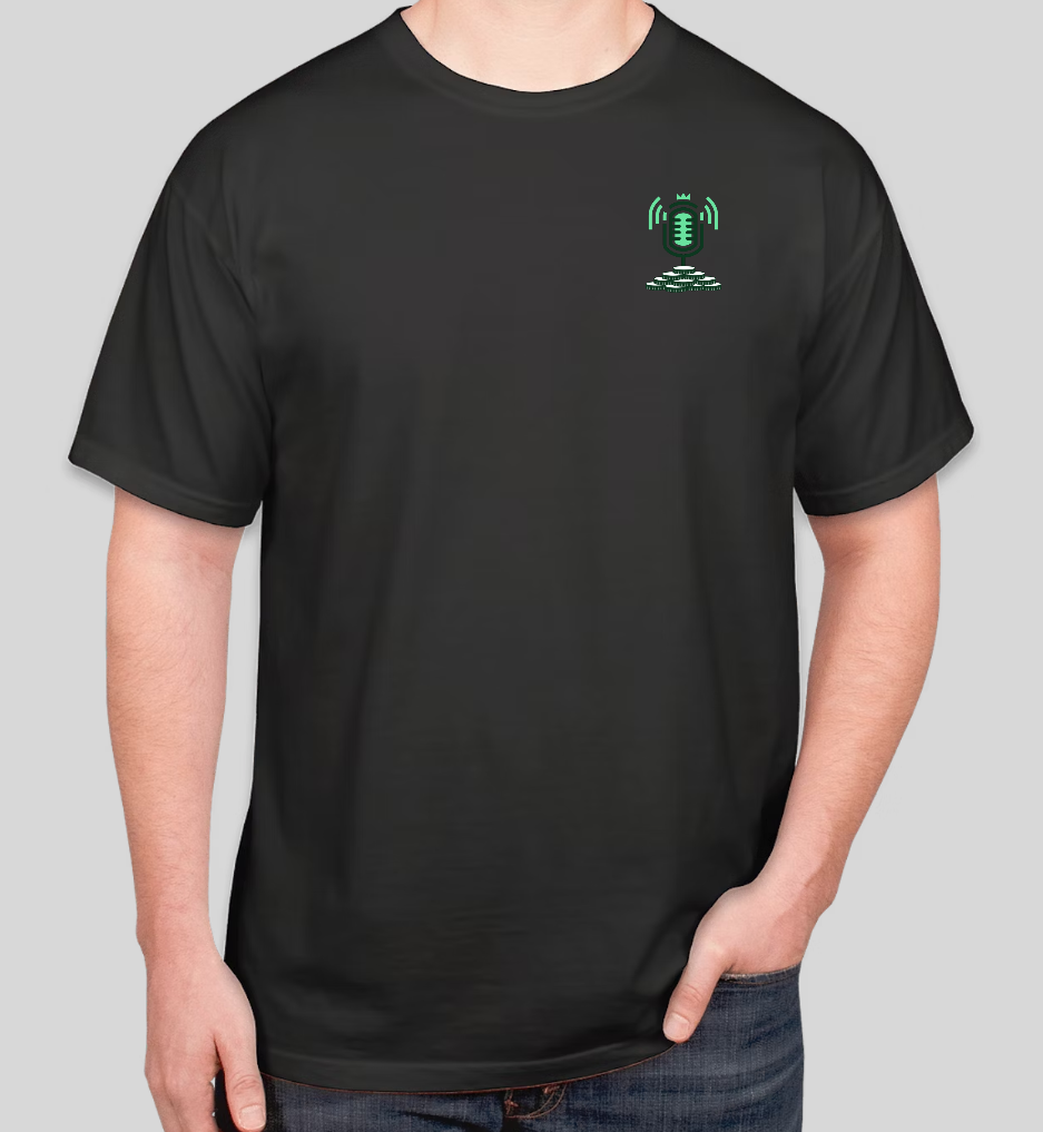 TBI Comfort 100% Cotton T‑shirt - Embroidered - Black